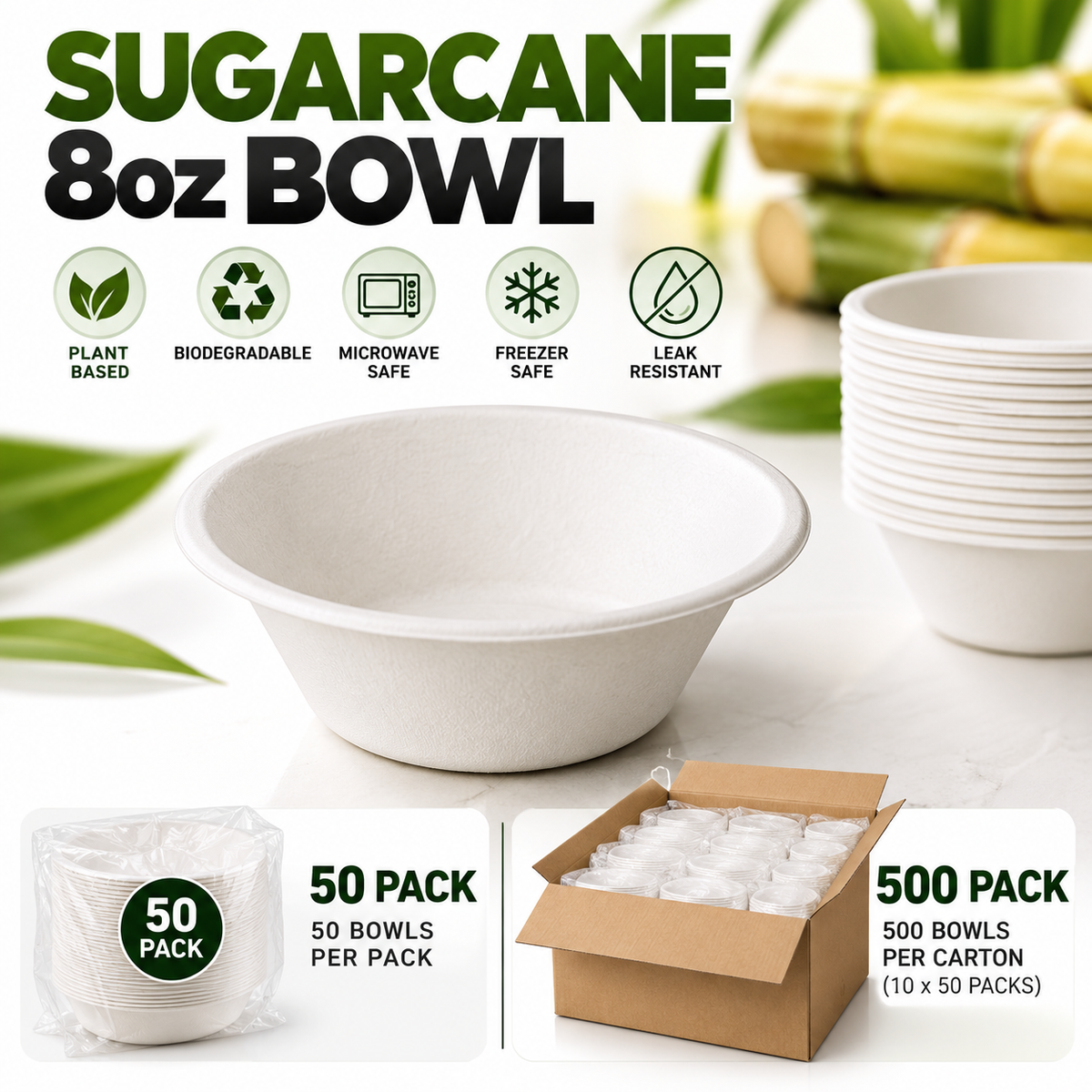sugarcane 8oz bowl