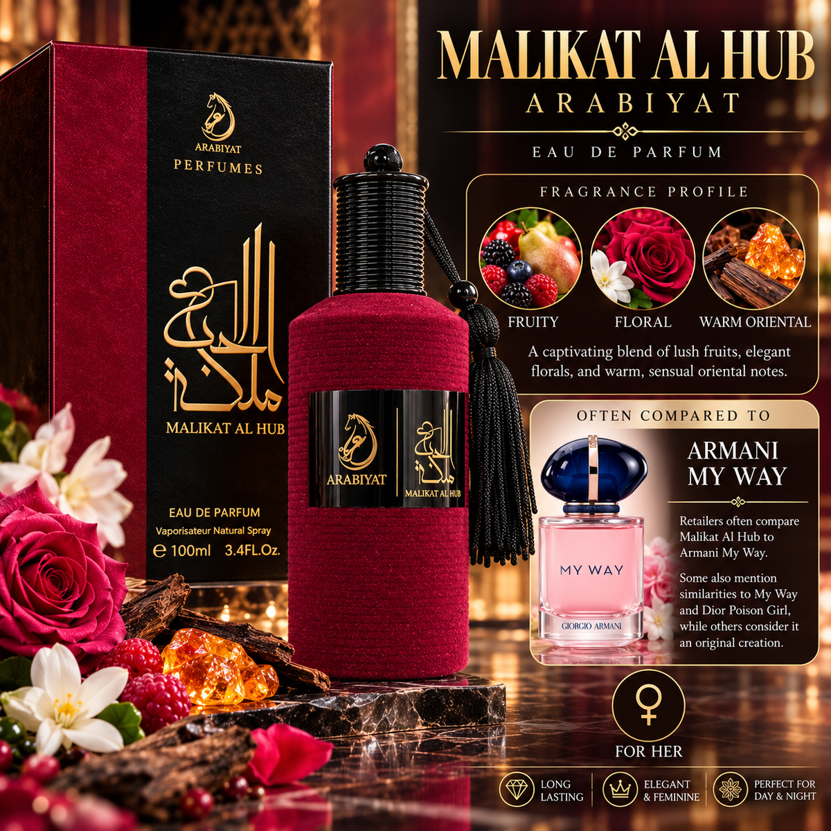 Arabiyat Malikat Al Hub Eau de Parfum 100ml