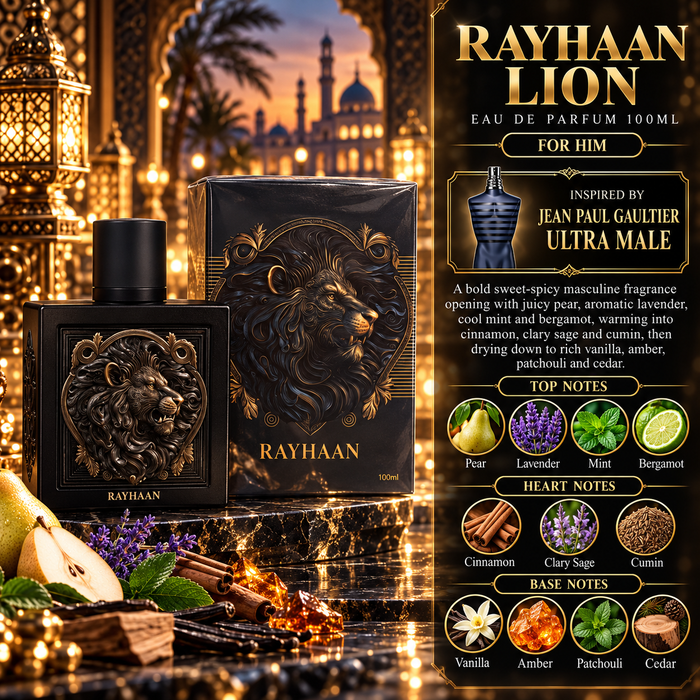 Rayhaan Lion Eau de Parfum 100ml