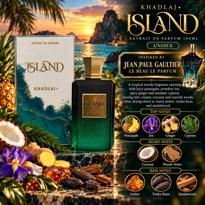 Khadlaj Island Extrait de Parfum 100ml