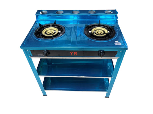 Double burner stand built in gas stove