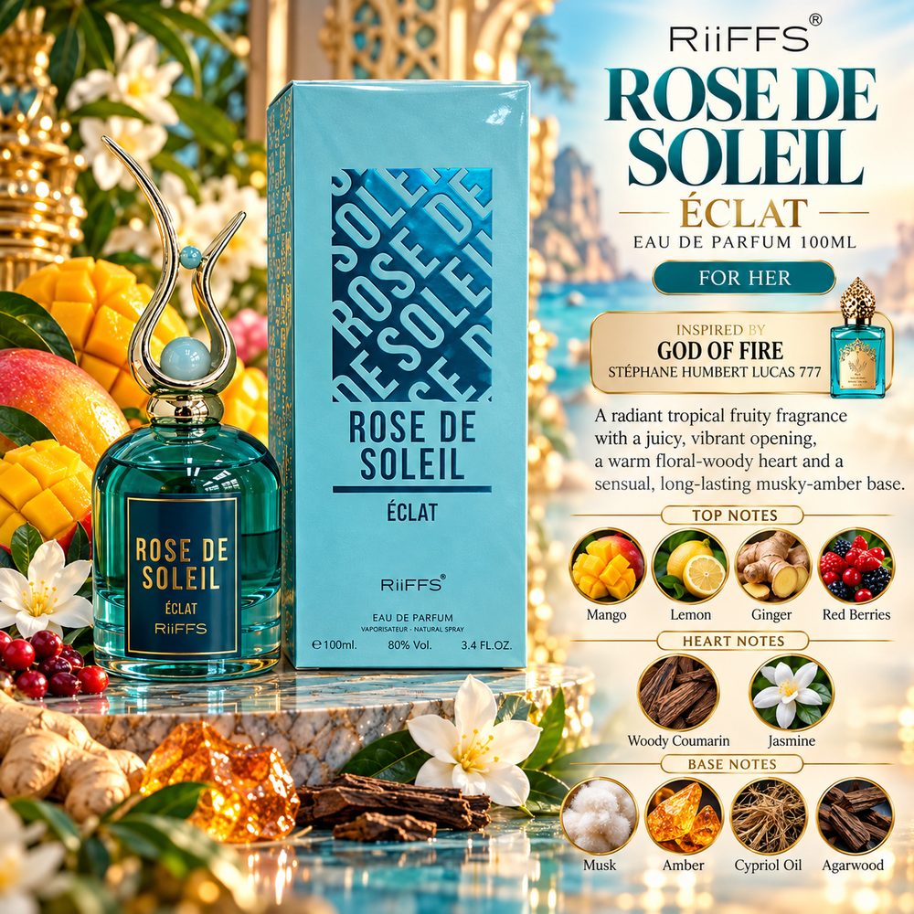 Rose De Soleil Éclat by Riiffs – Eau de Parfum 100ml