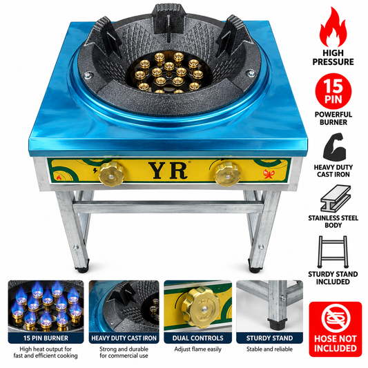 15 pin high pressure stove with stand