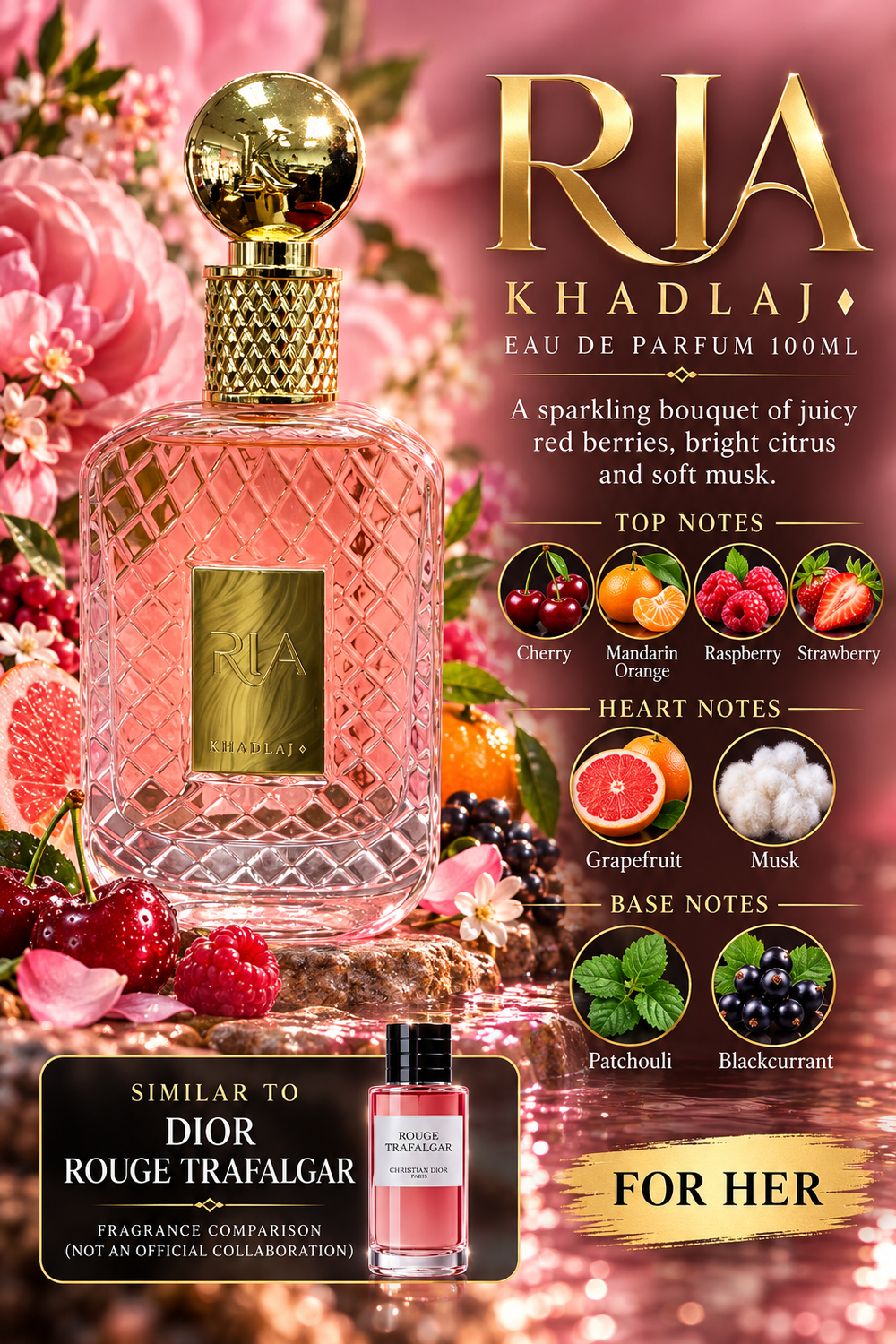 Khadlaj Ria Eau de Parfum 100ml