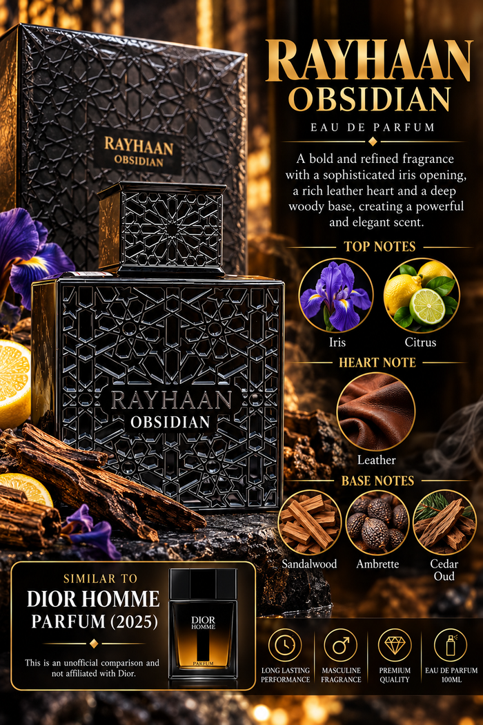 Rayhaan Obsidian Eau de Parfum 100ml