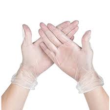 powder free clear vinyl gloves