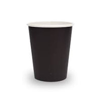8oz single wall black coffee cup