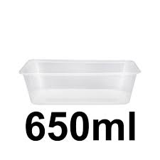 650ml rectangle container