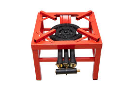 Red 3 ring pressure stove