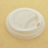 80mm coffee cup lids white