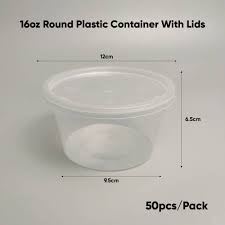 16oz round container
