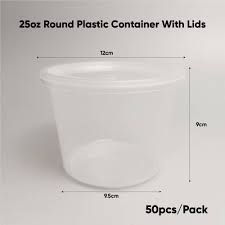 25oz round container