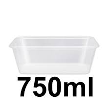 750ml rectangle container